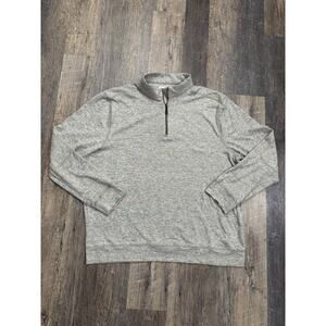 Greg Norman Men's Heathered Quarter-Zip Pullover Size XL